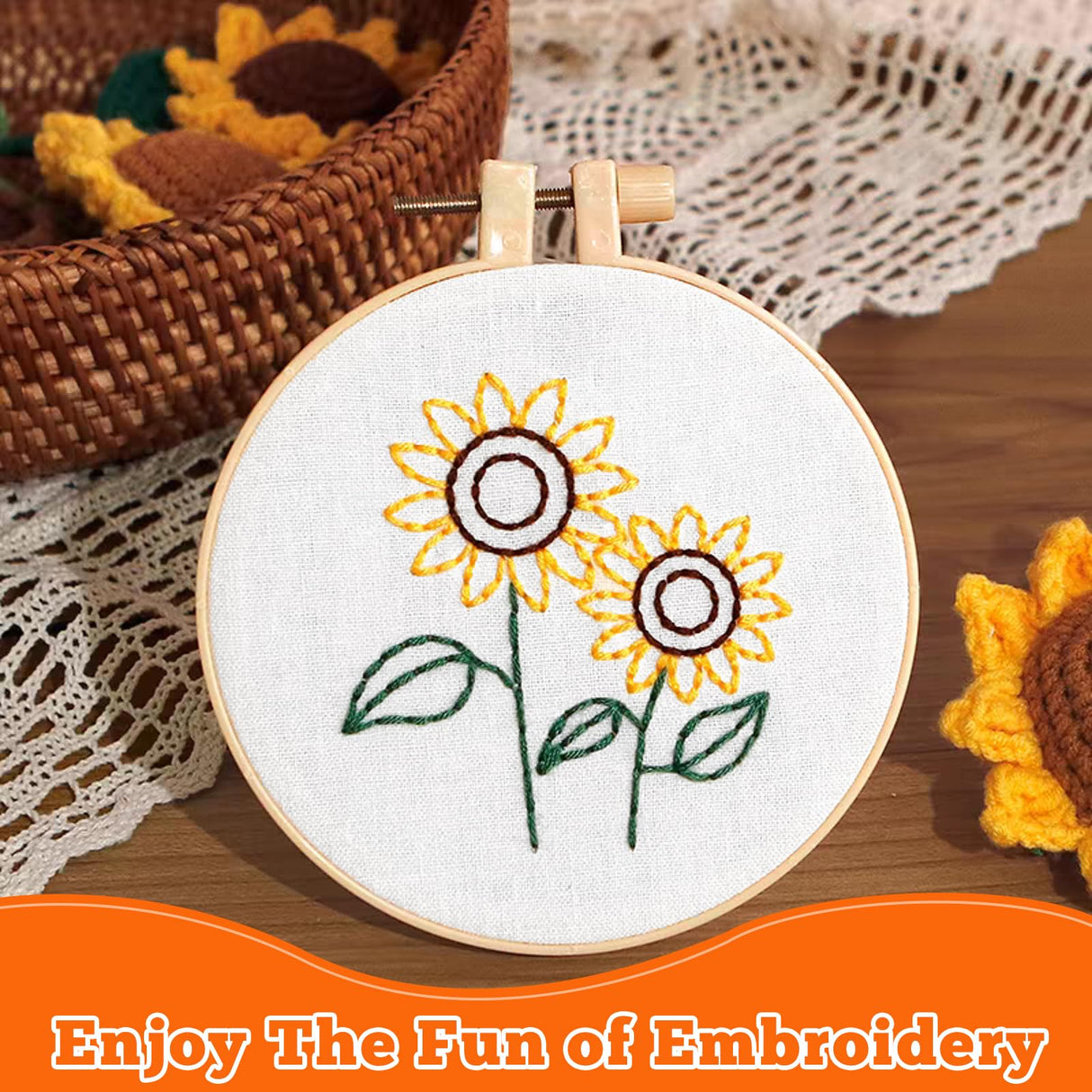 12 PCS Embroidery Fabric, Pre-Cut White Natural Cotton Embroidery Cloth Fabric, 6 Different Sizes 5.9 to 13.8inch, Embroidery Cloth Squares for Embroidery Garment Craft Nitelemn