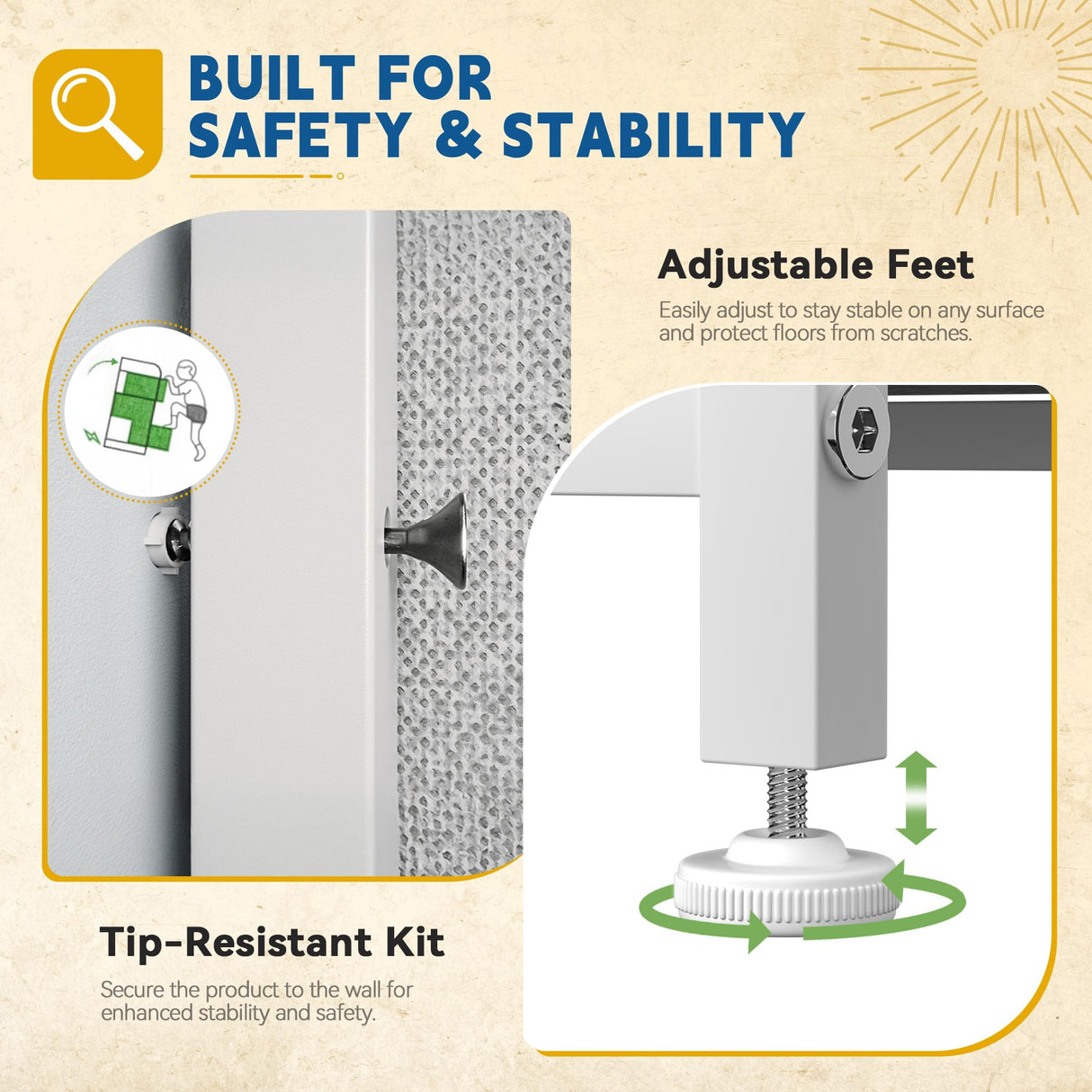 DWVO Fabric Dresser for Room, Tall Storage 8 Drawers, Black Dresser & Chest of Drawers, Storage Drawer Organizer for Closet, Living Room DWVO