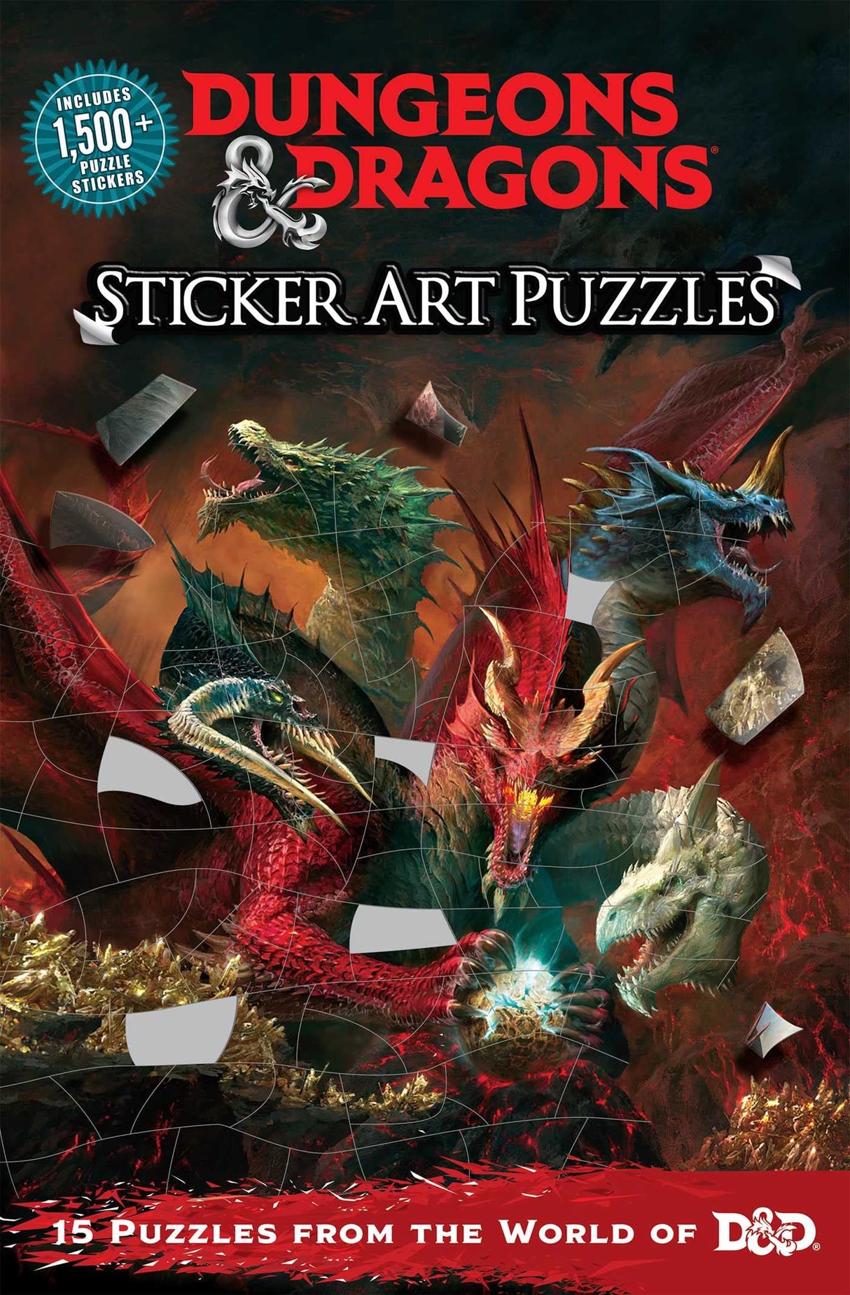 Dungeons & Dragons Sticker Art Puzzles WoodArtSupply