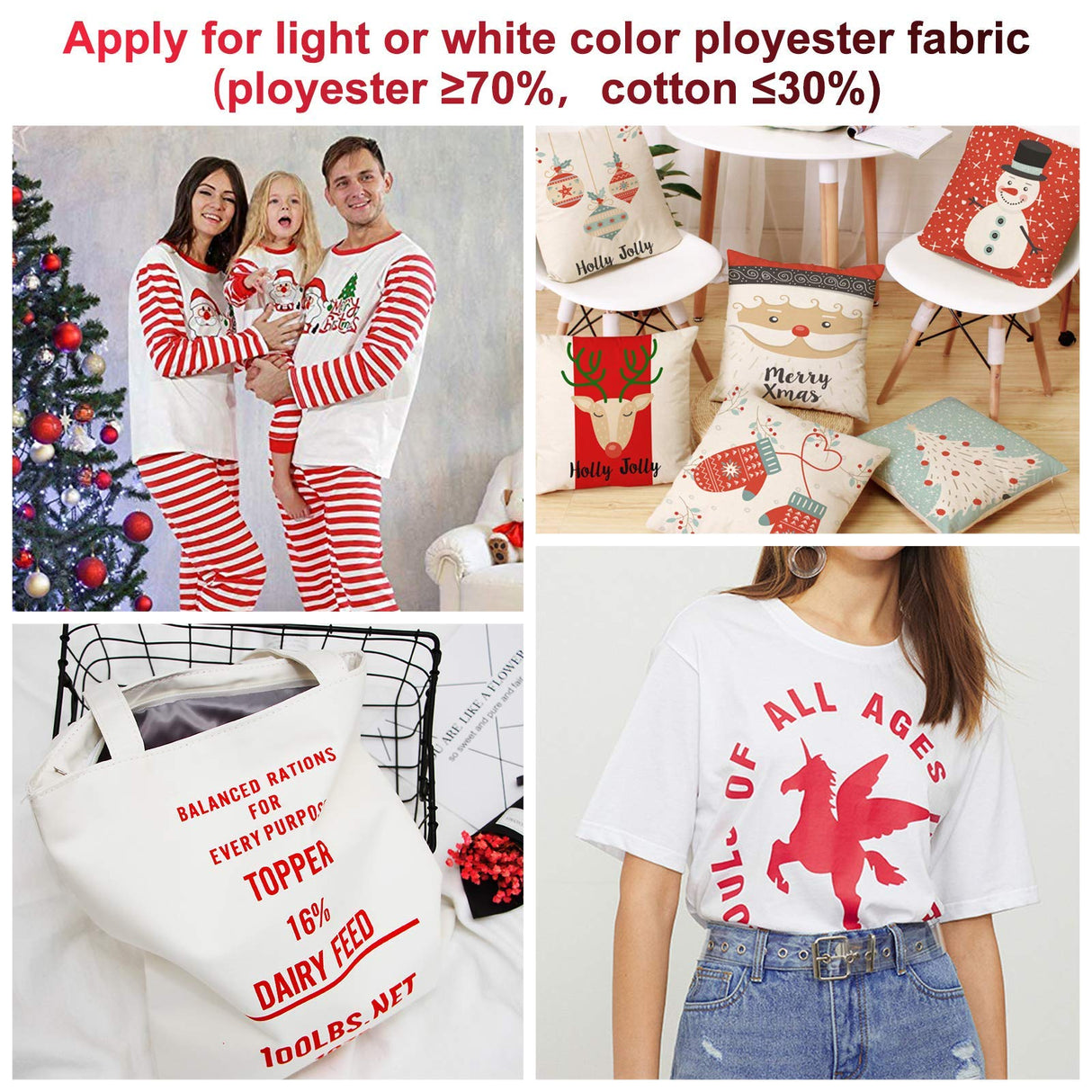 Sublimation Paper 100 Sheets 8.5 x 11 Inches 125gsm, for Any Inkjet Printer with Sublimation Ink Epson, Sawgrass, Heat Transfer Sublimation for Mugs T-shirts Light Fabric seogol