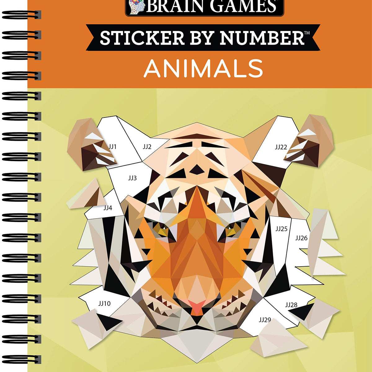 mindful sticker by number animals