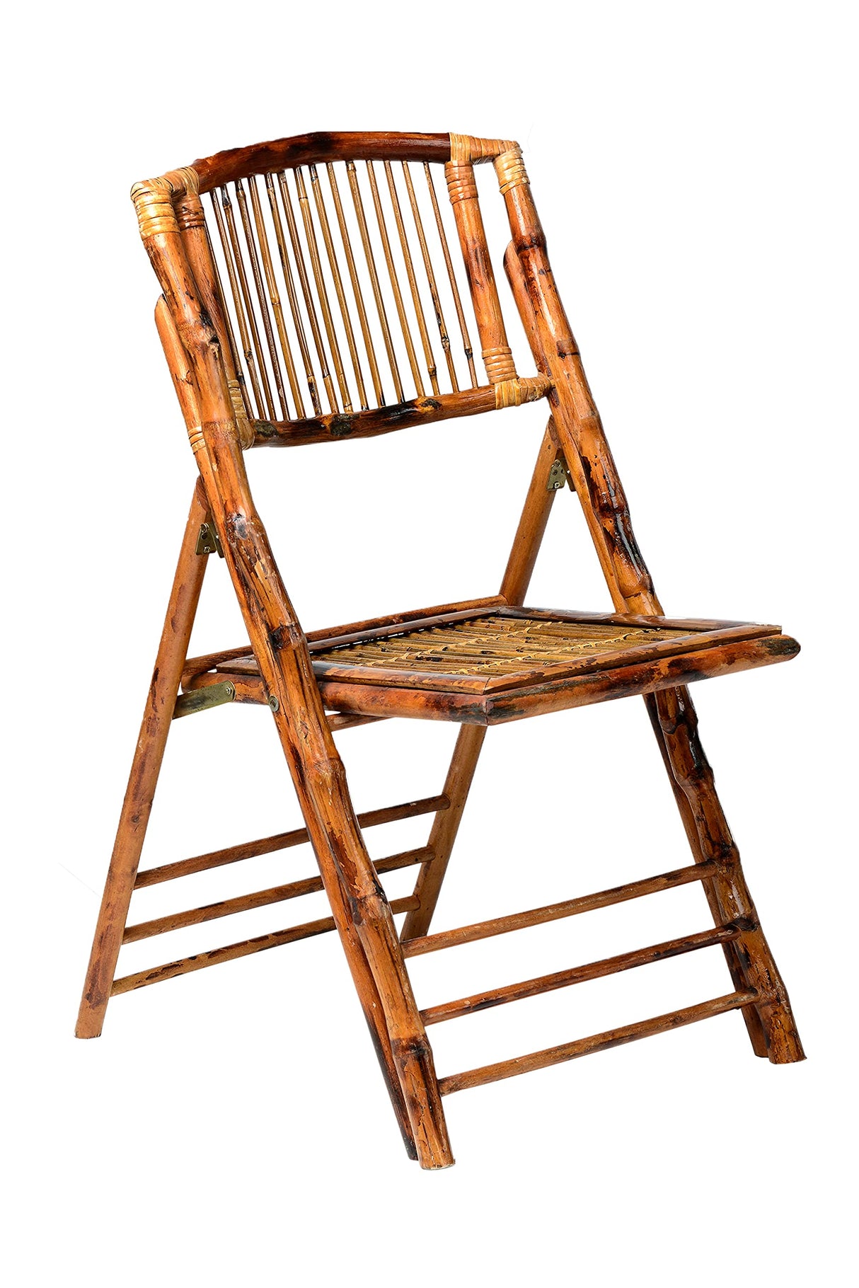 Commercial Seating Products Bamboo Folding Chairs, 4-Pack, Wood Commercial Seating Products