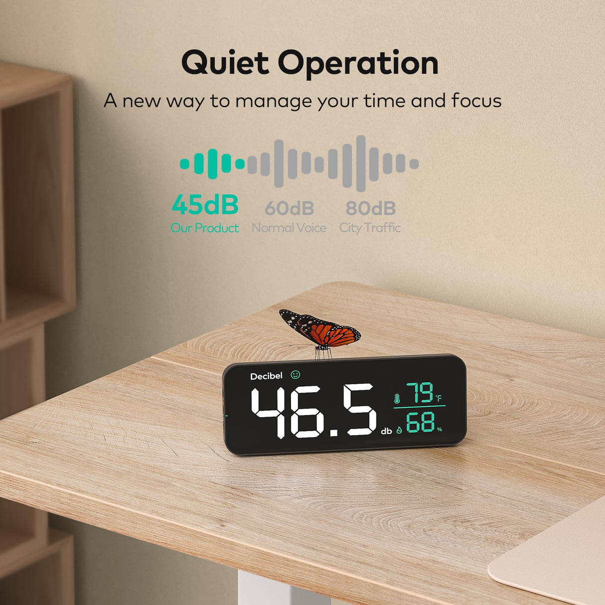 BANTI 55'' Standing Desk, Electric Stand up Height Adjustable Home Office Table, Sit Stand Desk with Splice Board, Oak BANTI