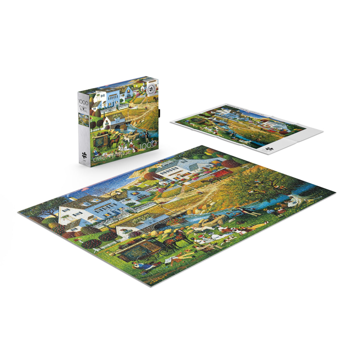 Buffalo Games - Charles Wysocki - Hound of The Baskervilles - 1000 Piece Jigsaw Puzzle for Adults -Challenging Puzzle Perfect for Game Nights - Finished Size is 26.75 x 19.75 Buffalo Games