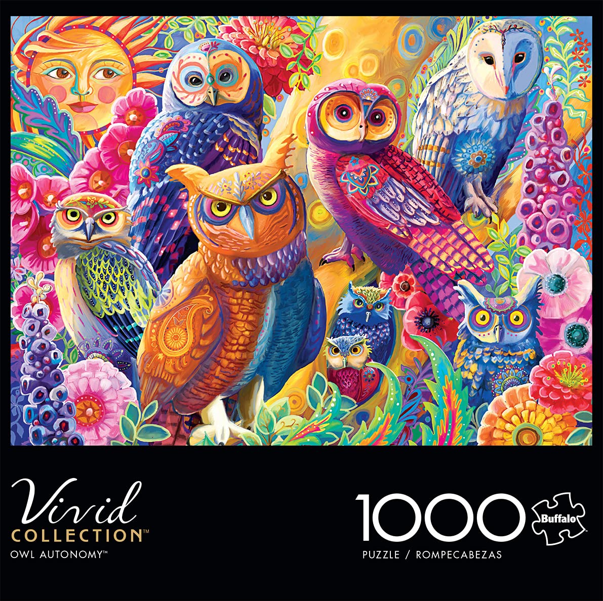 Buffalo Games - Laura Audi - Owl Autonomy - 1000 Piece Jigsaw Puzzle for Adults -Challenging Puzzle Perfect for Game Nights - Finished Size is 26.75 x 19.75 Buffalo Games