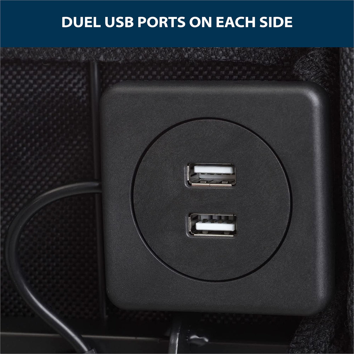 Blissful Nights z4 Adjustable Bed Frame for Storage Beds with Massage Anti-Snore, Zero G, USB Charging Station, Wireless Remote Head and Foot Incline and No Tools Required Assembly … (Split King) Blissful Nights