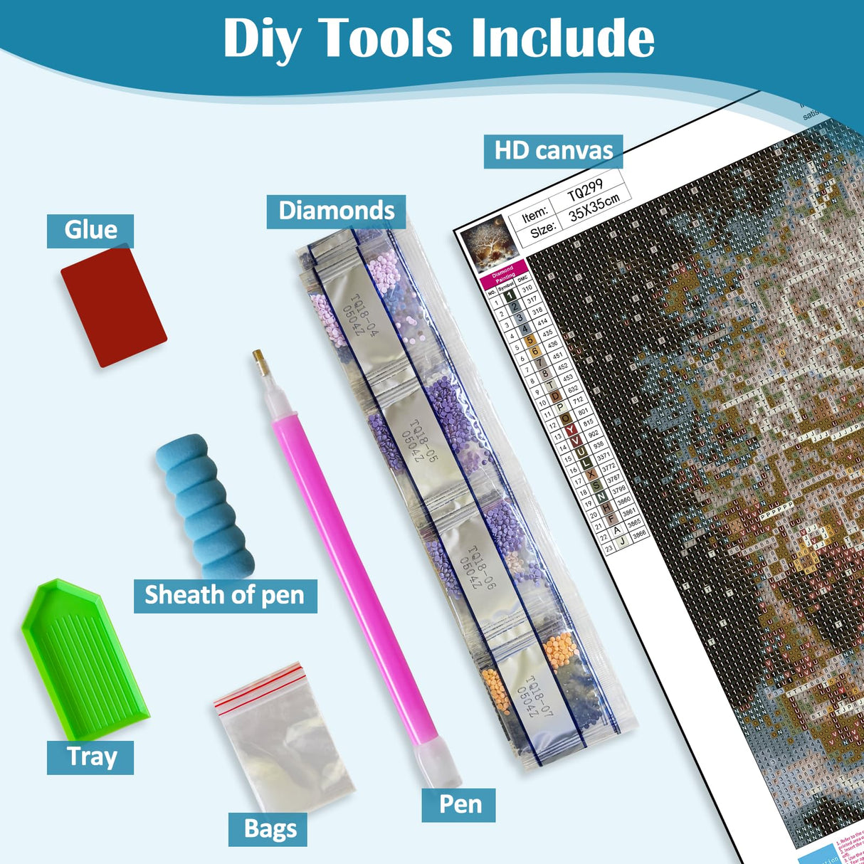 Christmas Tree of Life Diamond Art Kits for Adults, 5D Diamond Painting Kits for Adults Beginners, DIY Full Round Drill Diamond Dot Painting Gem Art Kits for Adult, Home Wall Decor 13.8x13.8 Inch VCLKDIY