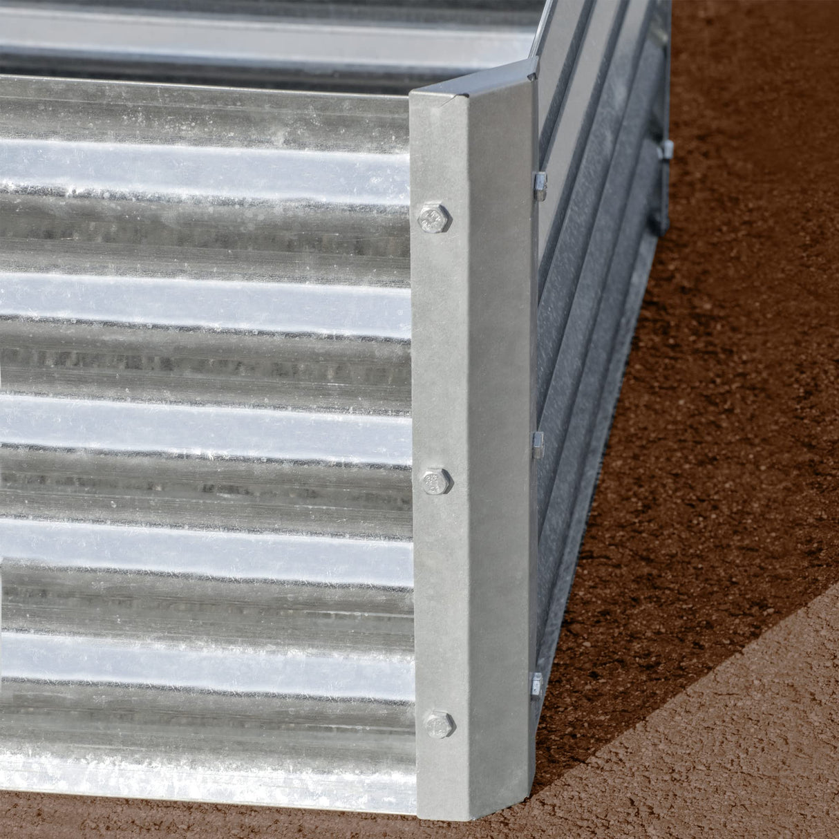 Arrow Sheds GrowIT Galvanized Steel Raised Flower and Plant Bed for The Garden or Greenhouse, 36" x 36" x 17" Arrow