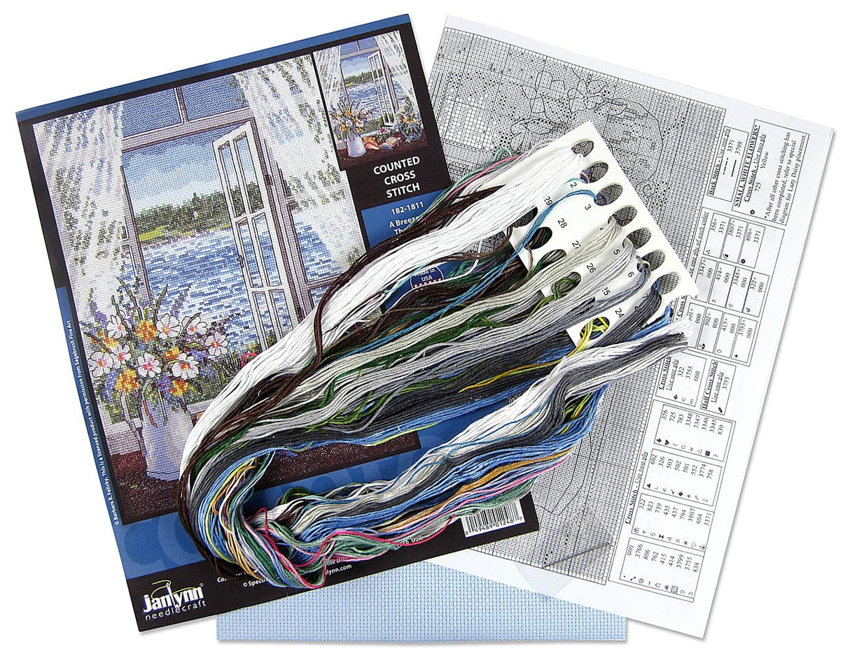 Janlynn A Breeze Off The Ocean Counted Cross Stitch Kit Janlynn