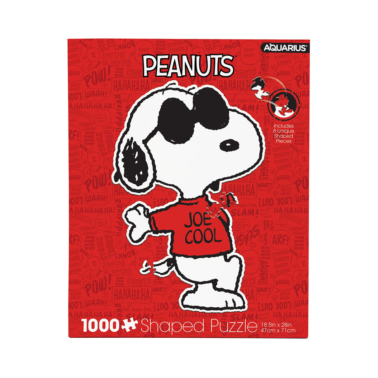 AQUARIUS - Peanuts Joe Cool Shaped 1000 Piece Jigsaw Puzzles AQUARIUS