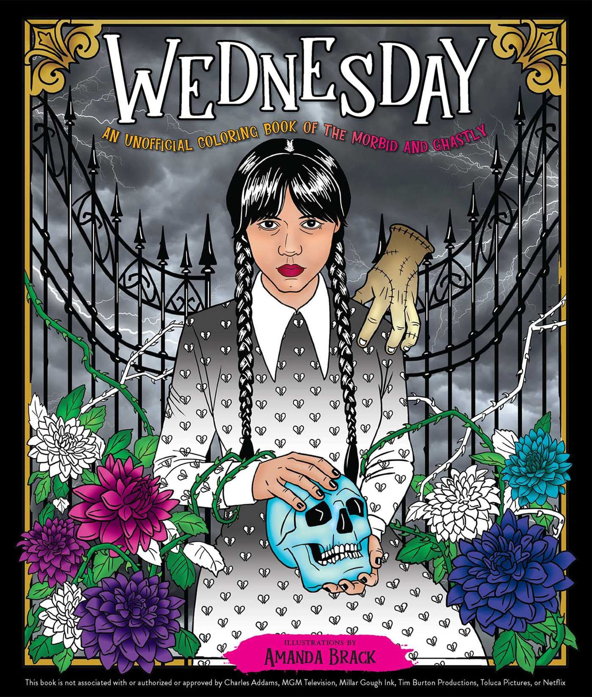 Wednesday: An Unofficial Coloring Book of the Morbid and Ghastly (Unofficial Wednesday Books) WoodArtSupply