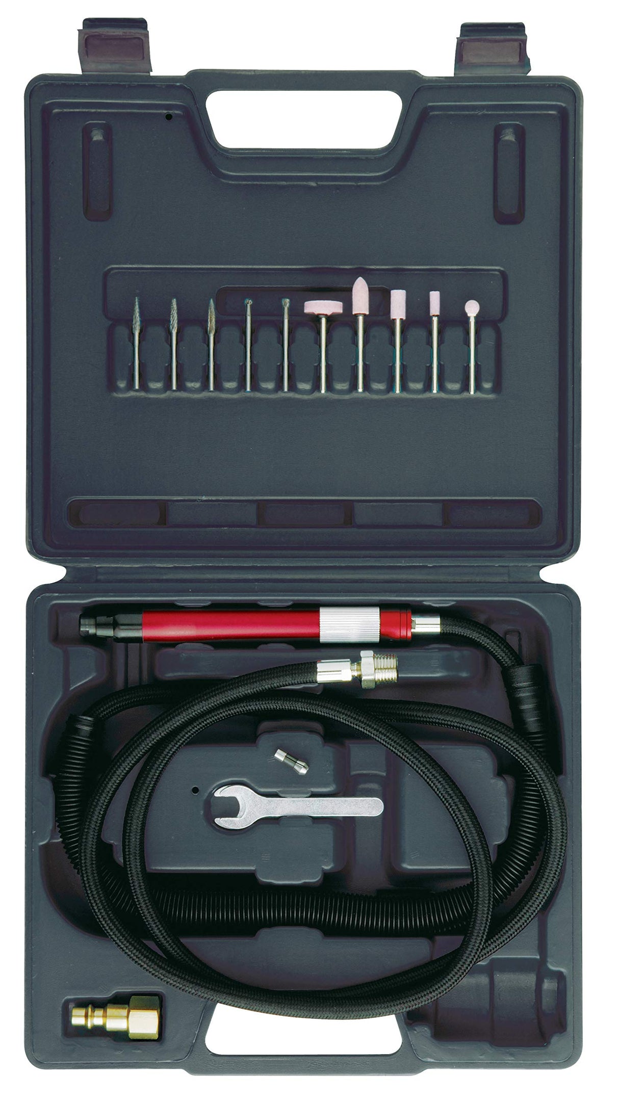 Chicago Pneumatic CP9104Q Kit - Air Pencil Die Grinder Tool, Welder, Woodworking, Automotive Car Detailing, Stainless Steel Polisher, Heavy Duty, 1/8 Inch (3mm), 0.05 HP / 40 W - 60000 RPM,Red Chicago Pneumatic