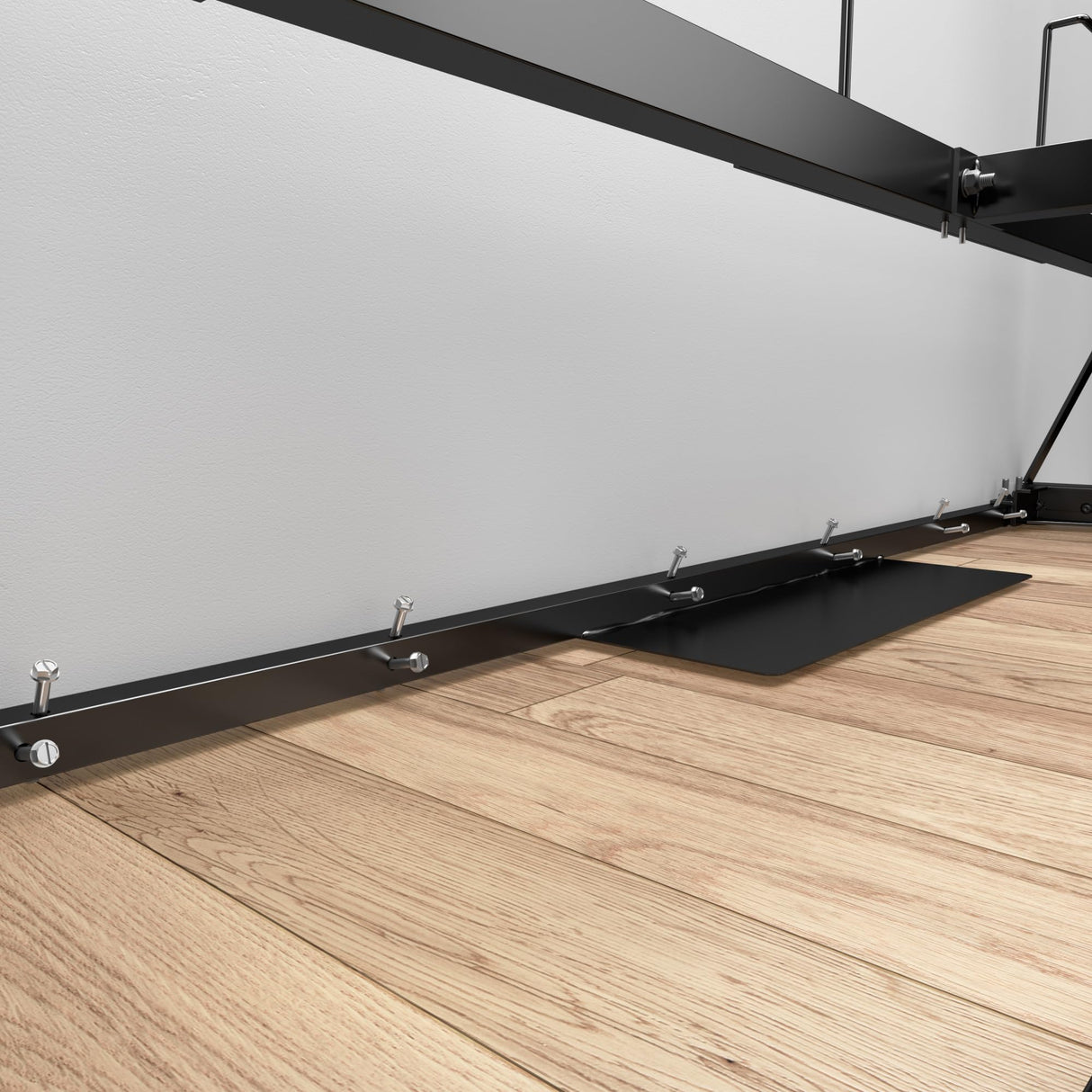 Bestar Pur Full Size Murphy Bed in Chocolate, 59-inch Space-Saving Sleeping Arrangement for Multipurpose Area, Bedroom, Guest Room, or Living Room Bestar