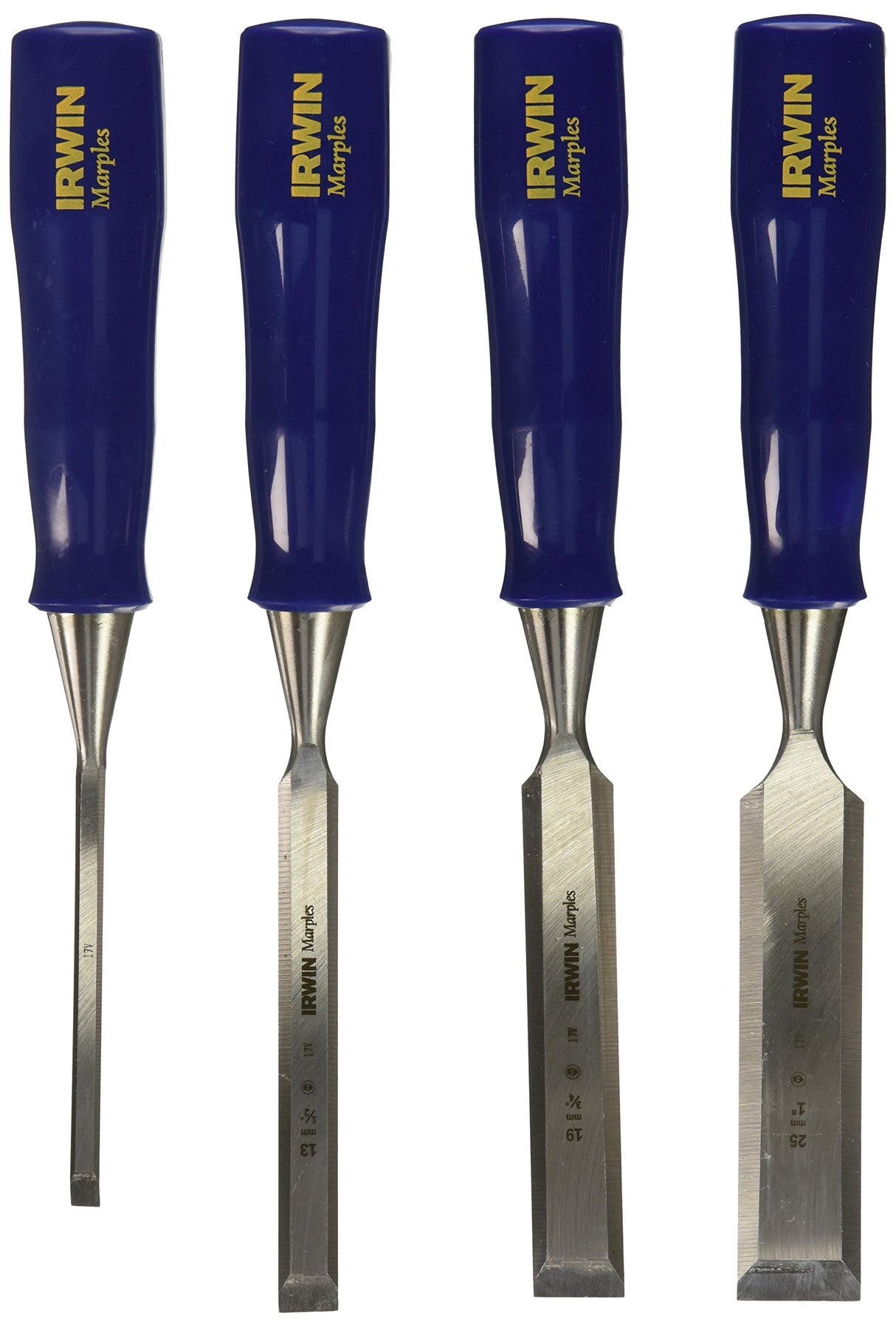 IRWIN Marples Chisel Set for Woodworking, 4-Piece (1885164) IRWIN