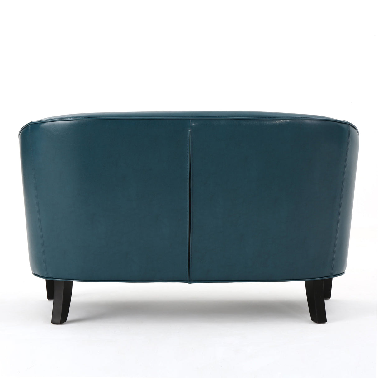 Christopher Knight Home Justine Leather Loveseat, Teal Christopher Knight Home