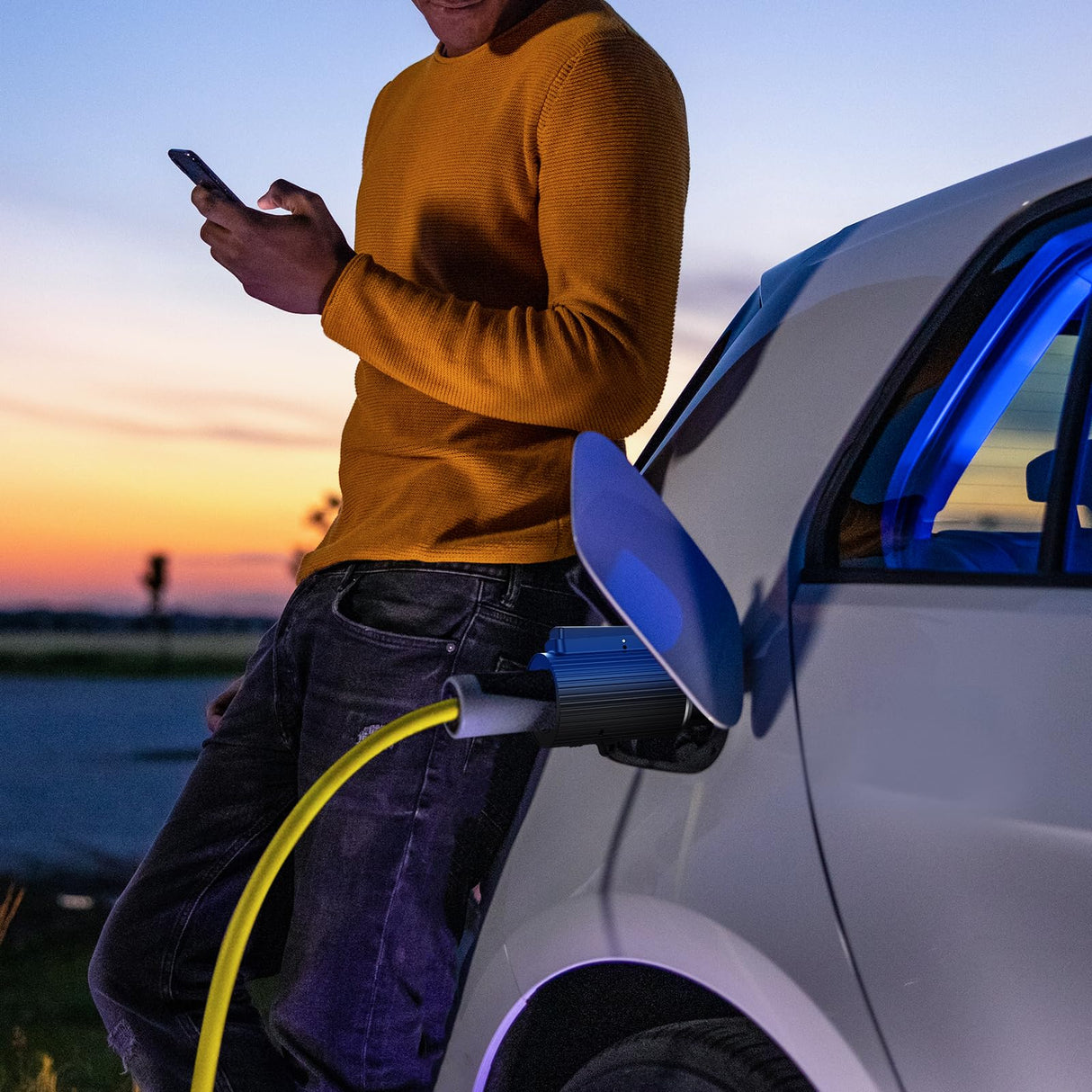 Mavulo Tesla to J1772 EV Charger Adapter 19KW Fast Charging 80A/240V,NACS Converter Works with Tesla Wall Connectors/Destination Charger/Mobile Connectors,EV Charging Solution for Home and Travel Mavulo
