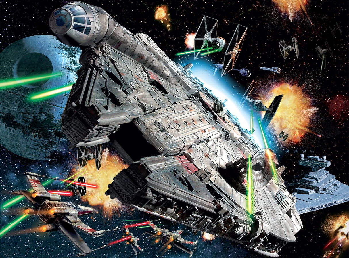 Buffalo Games - Star Wars - Punch It! - 1000 Piece Jigsaw Puzzle for Adults -Challenging Puzzle Perfect for Game Nights - Finished Size is 26.75 x 19.75 Buffalo Games