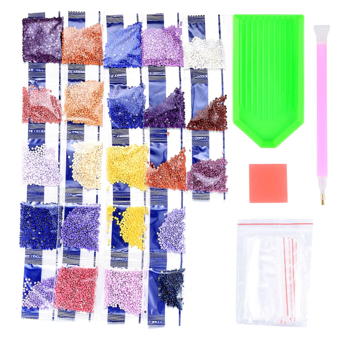 DIY 5D Diamond Art Painting Kit Cartoon Cross Stitch Diamond Art Painting Picture Kit Canvas Diamond Rhinestone Crystal Cross Stitch Embroidery Picture Adult Home Decor Wall Decor -pink castle HexinYigjly