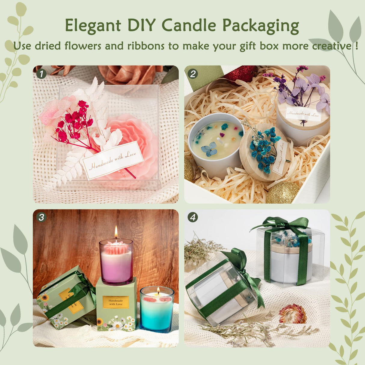 Candle Making Kit for Adults Beginners – 1200g Soy Wax, Digital Wax Melting Pot, Floral Candle Molds, Gift Boxes, Premium Candle Making Supplies, Complete DIY Set, Home Decor Gifts ZEROMX