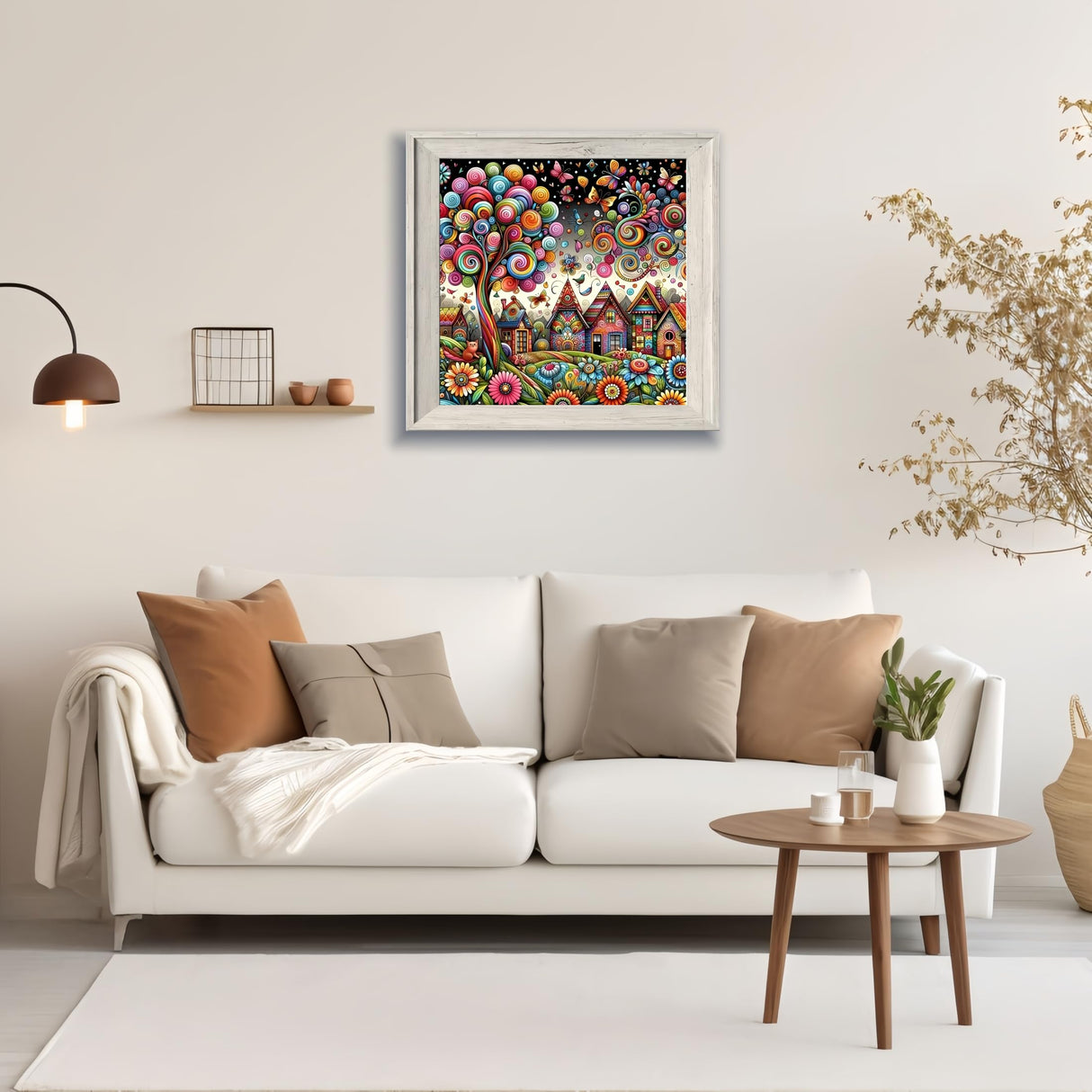 Acelii 5D Diamond Art Kits for Adults Beginners,Fantasy Fairytale Town DIY Full Round Drill Diamond Painting Kits, Paint by Diamonds Dots Gem Art Easy,Home Wall Decor 14X14 Inch Acelii