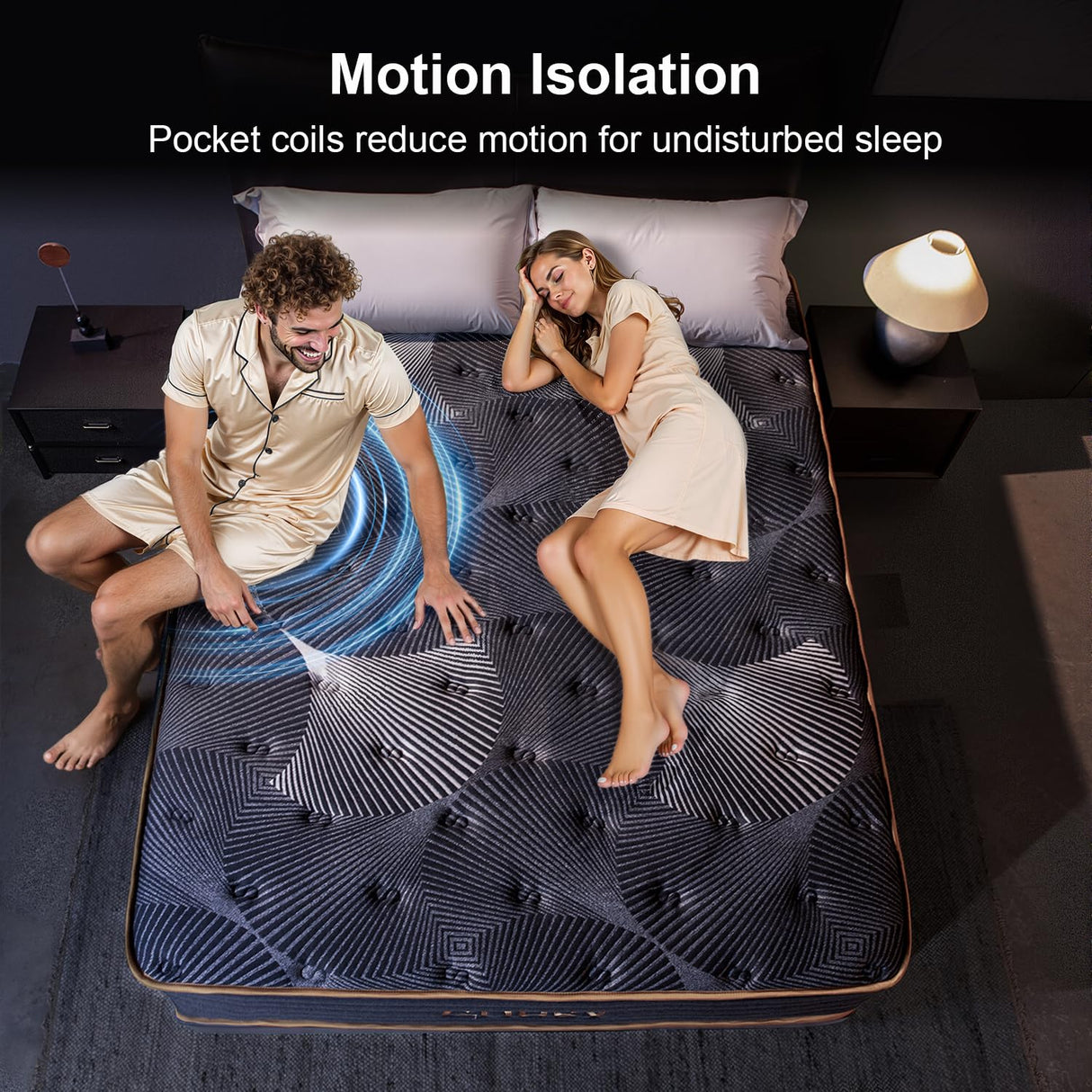 Grbsy Mattress, 12Inch Twin Gel Memory Foam Mattress, Two-Sided Firmmess, Pressure Relief, CertiPUR-US Certified, Cooling Copper Gel Bed in a Box Grbsy