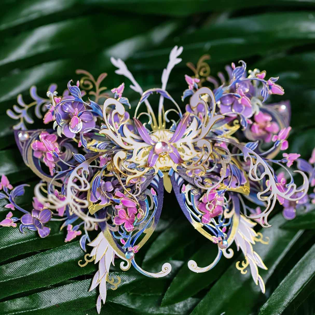 MU 3D Metal Puzzles for Adult Flower and Butterfly B-Nige, Insects Animals Floral Puzzles Metal Model Kits Building,Birthday Gift Brain Teaser DIY Sets Home Decor MU