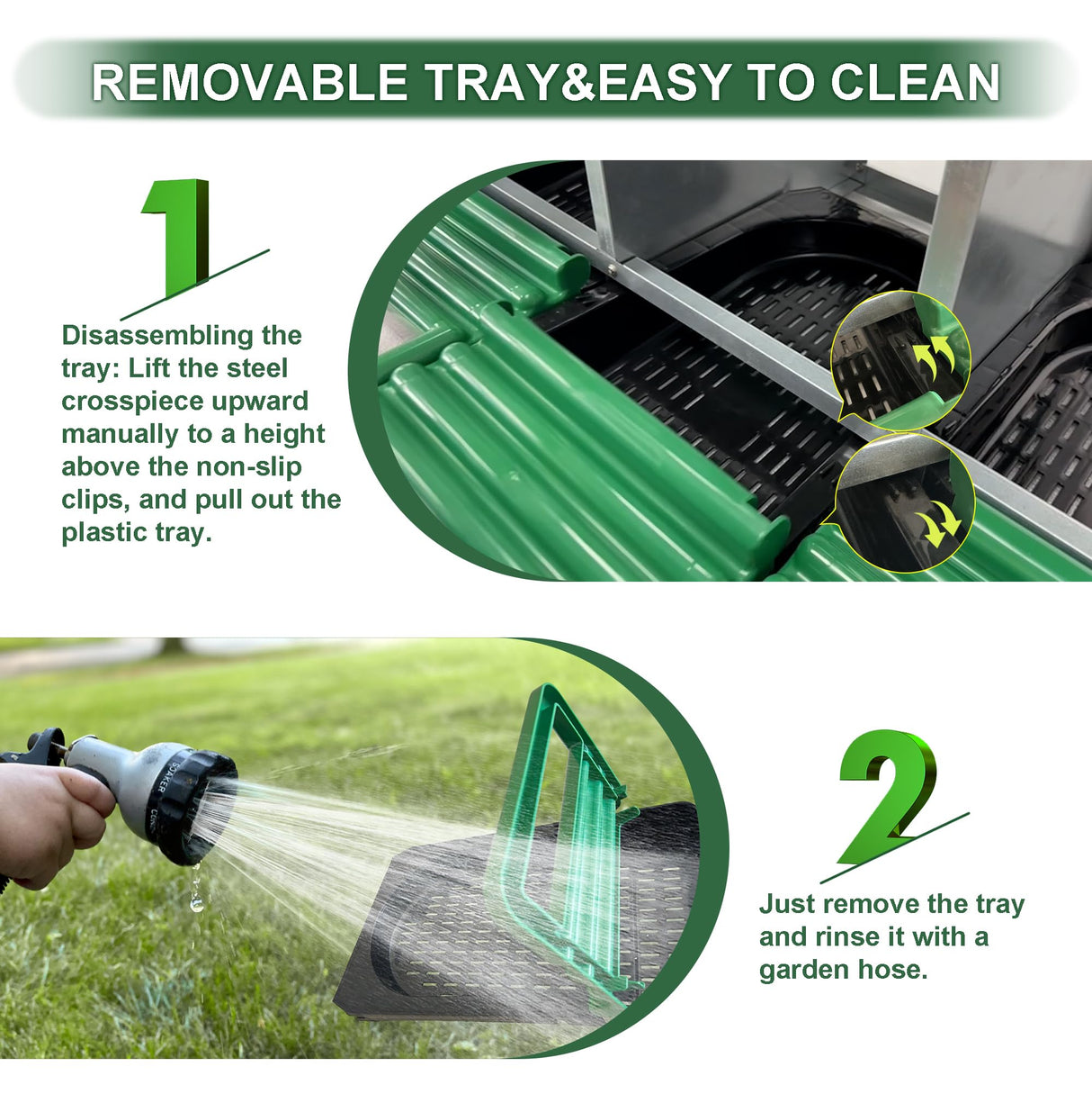 Eggluuz Chicken Nesting Box, 6 Compartments Chickens Egg Laying Nest Boxes for Hens Eggluuz