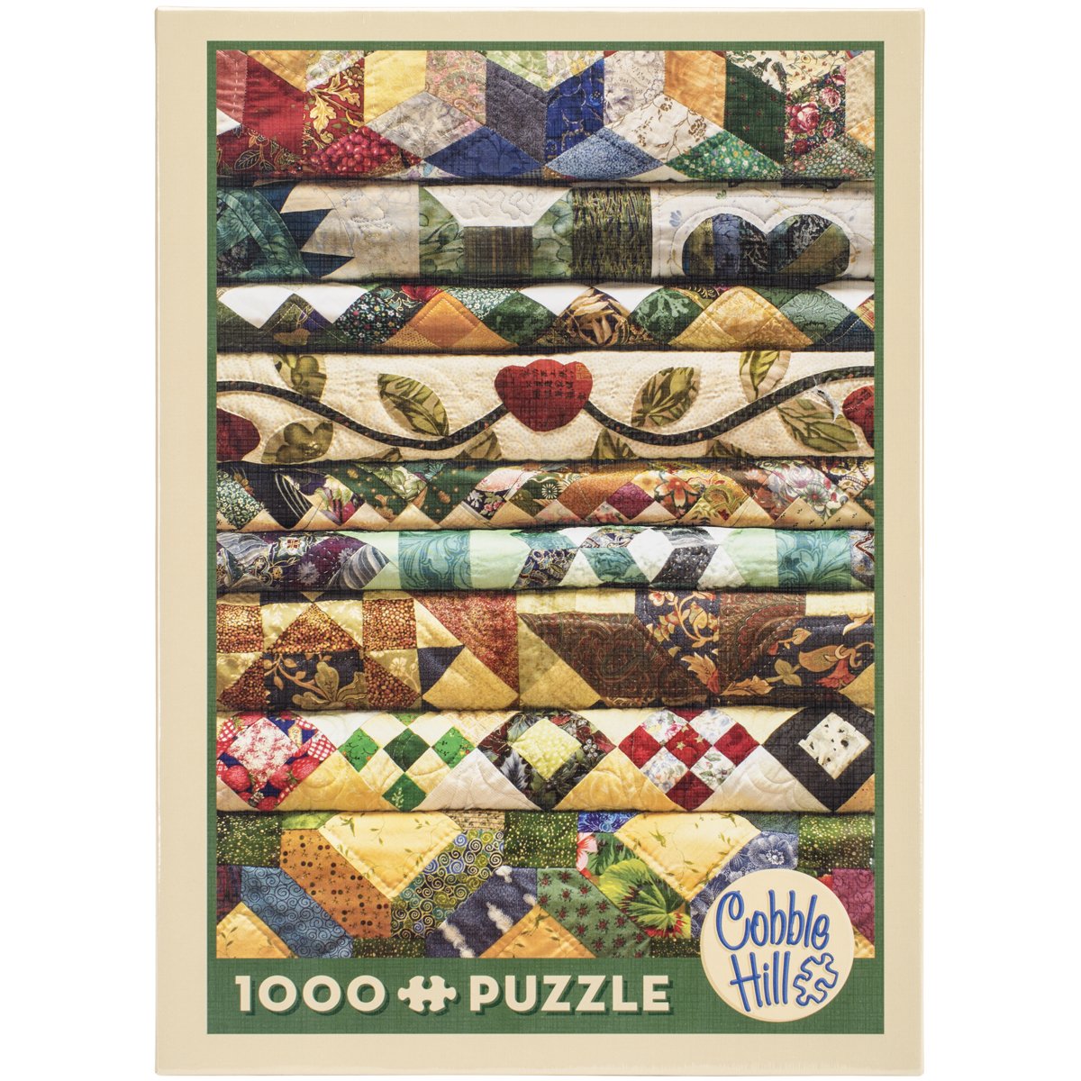 Cobble Hill 1000 Piece Puzzle - Grandma's Quilts - Sample Poster Included Cobble Hill Puzzle Company Ltd.