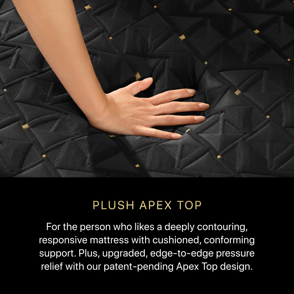 Beautyrest Black Series Four Apex Top Plush 16" King Hybrid Mattress, Cooling Tech, Contouring Comfort, Individualized Support, CertiPUR-US, 100-Night Sleep Trial, 10-Year Limited Warranty Beautyrest