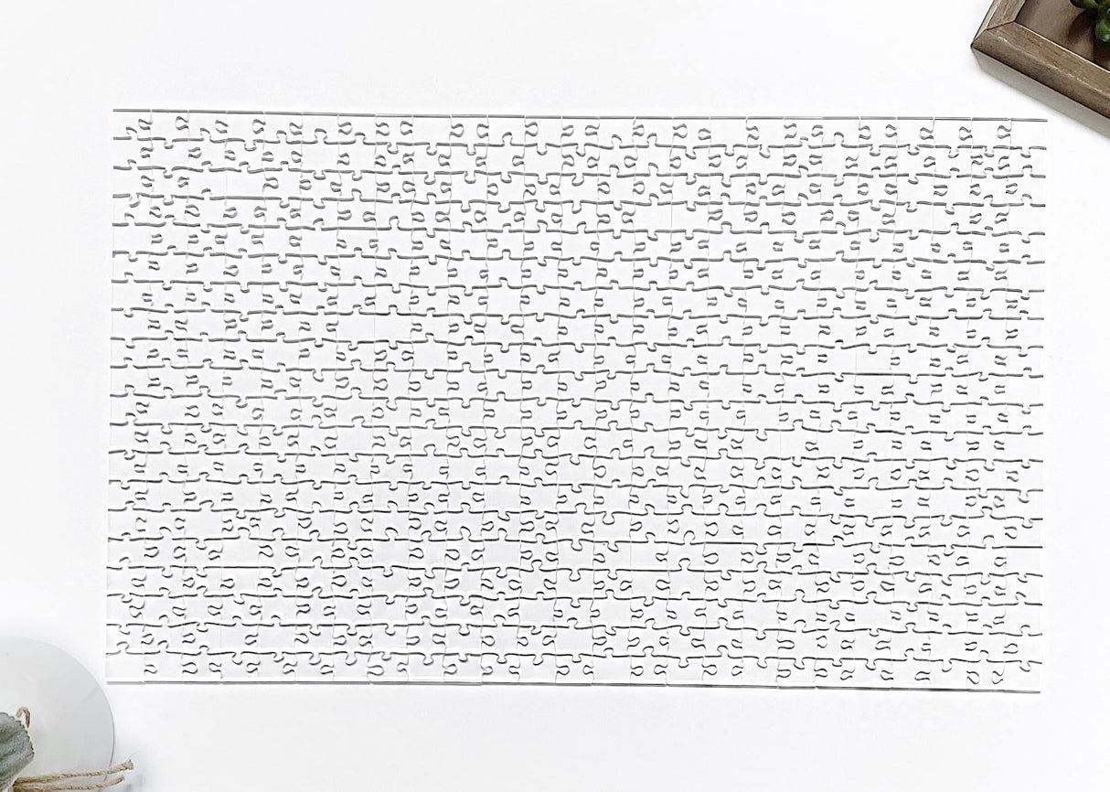 CM Originals The Clearly Impossible Puzzle 500 Pieces Hard Puzzle for Adults (Acrylic, Jigsaw, 18.75x11 inches, 1 Pound, Made in USA) CM Originals