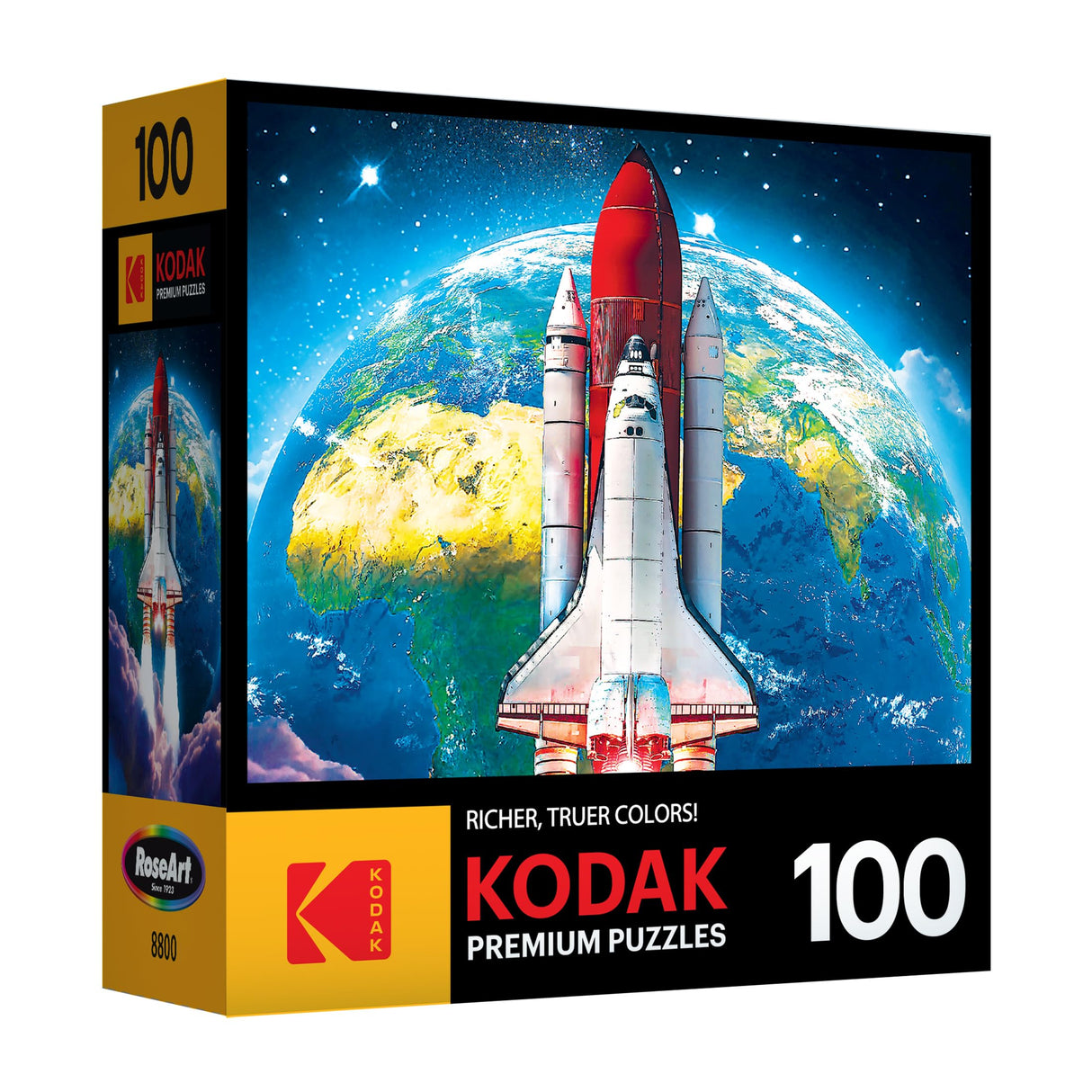 RoseArt - Kodak Premium - Space Shuttle Launch - 100 Piece Jigsaw Puzzle for Adults RoseArt