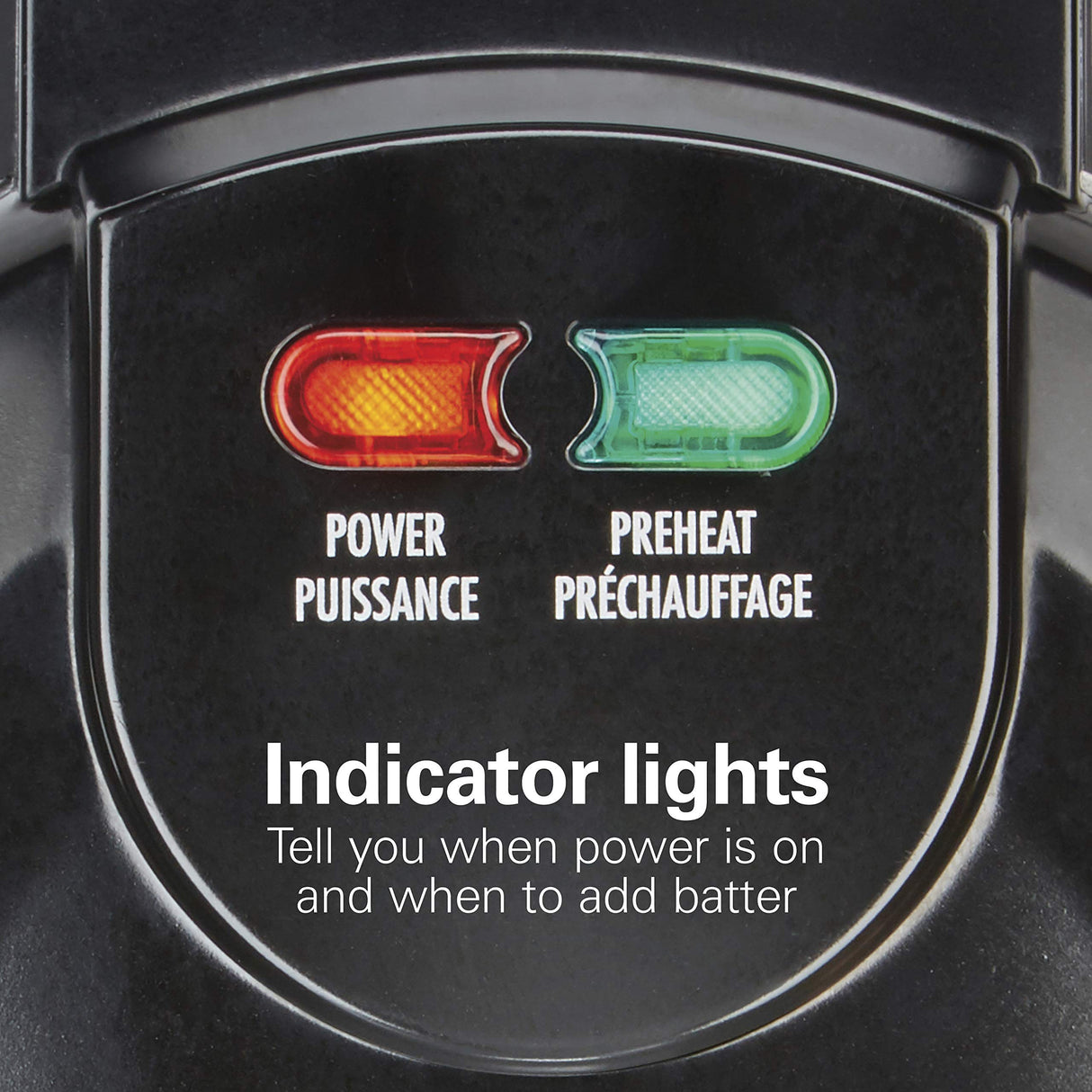 Hamilton Beach 26201 Belgian Waffle Maker with Removable Nonstick Plates, Double Flip, Makes 2 at Once, Black Hamilton Beach