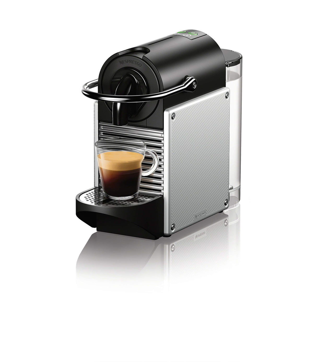 Nespresso Pixie Espresso Machine by De'Longhi, 1100ml, Aluminum,Silver Nespresso