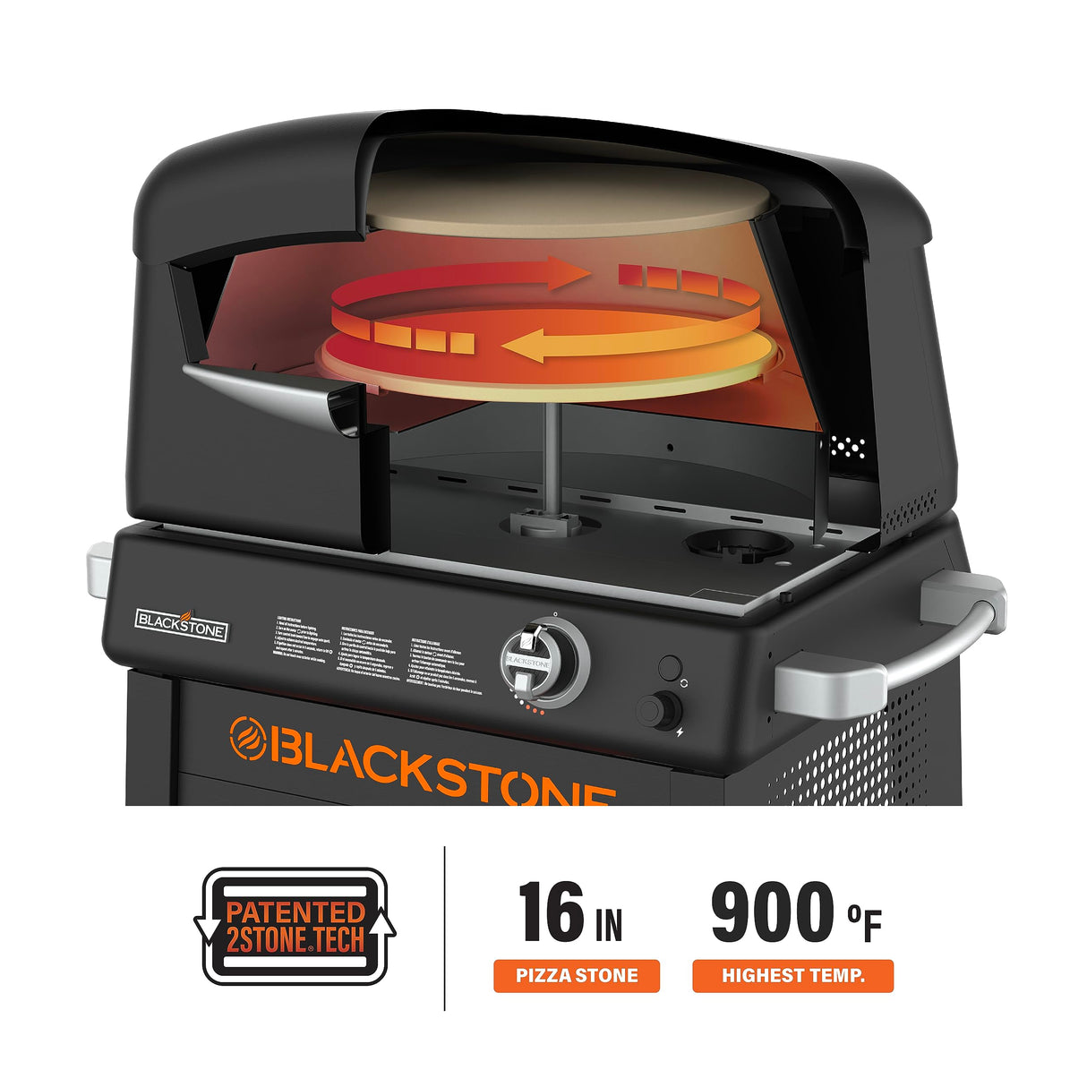 Blackstone 6825 Pizza Oven, Black Blackstone