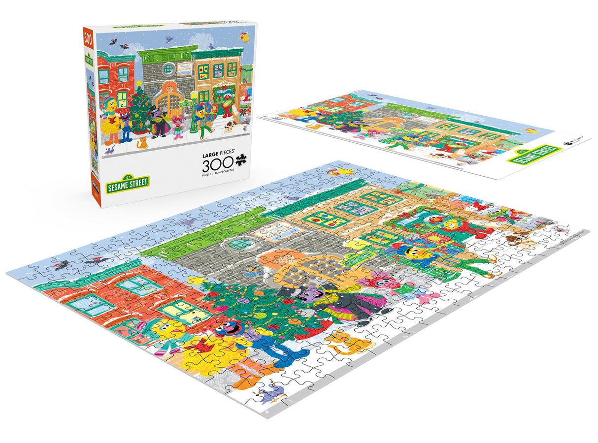 Buffalo Games - Sesame Street - Sesame Street - Carolers on Sesame Street - 300 Piece Jigsaw Puzzle for Adults -Challenging Puzzle Perfect for Game Nights Buffalo Games