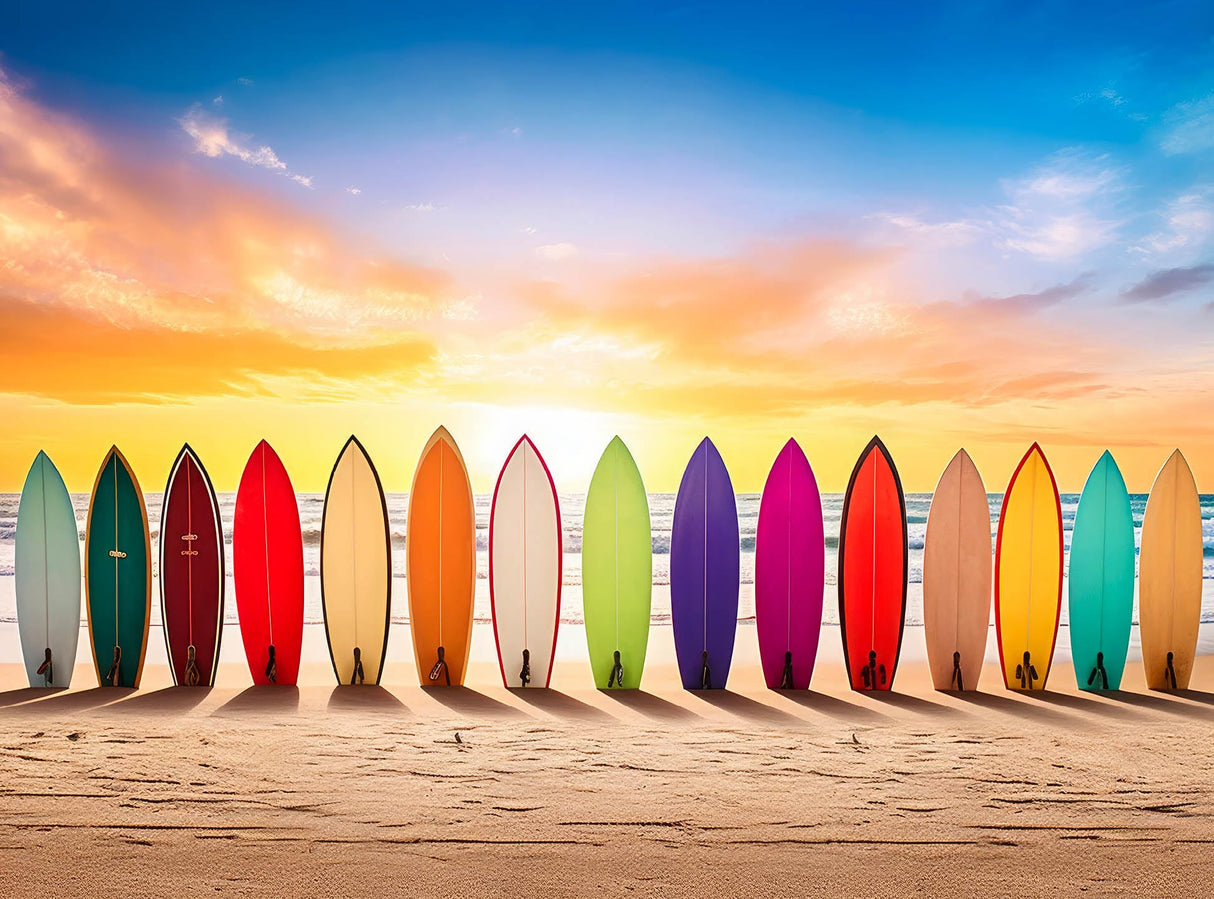 Cross & Glory - Sunrise Surf - 1000 Piece Jigsaw Puzzle for Adults | Vibrant Beach Scene Artwork | Unique Gift Idea Cross & Glory