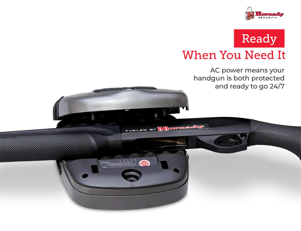 Hornady Rapid Safe Wall Mount for Long Guns – RFID Entry Quick Access Safe For Shotguns and Rifles Hornady