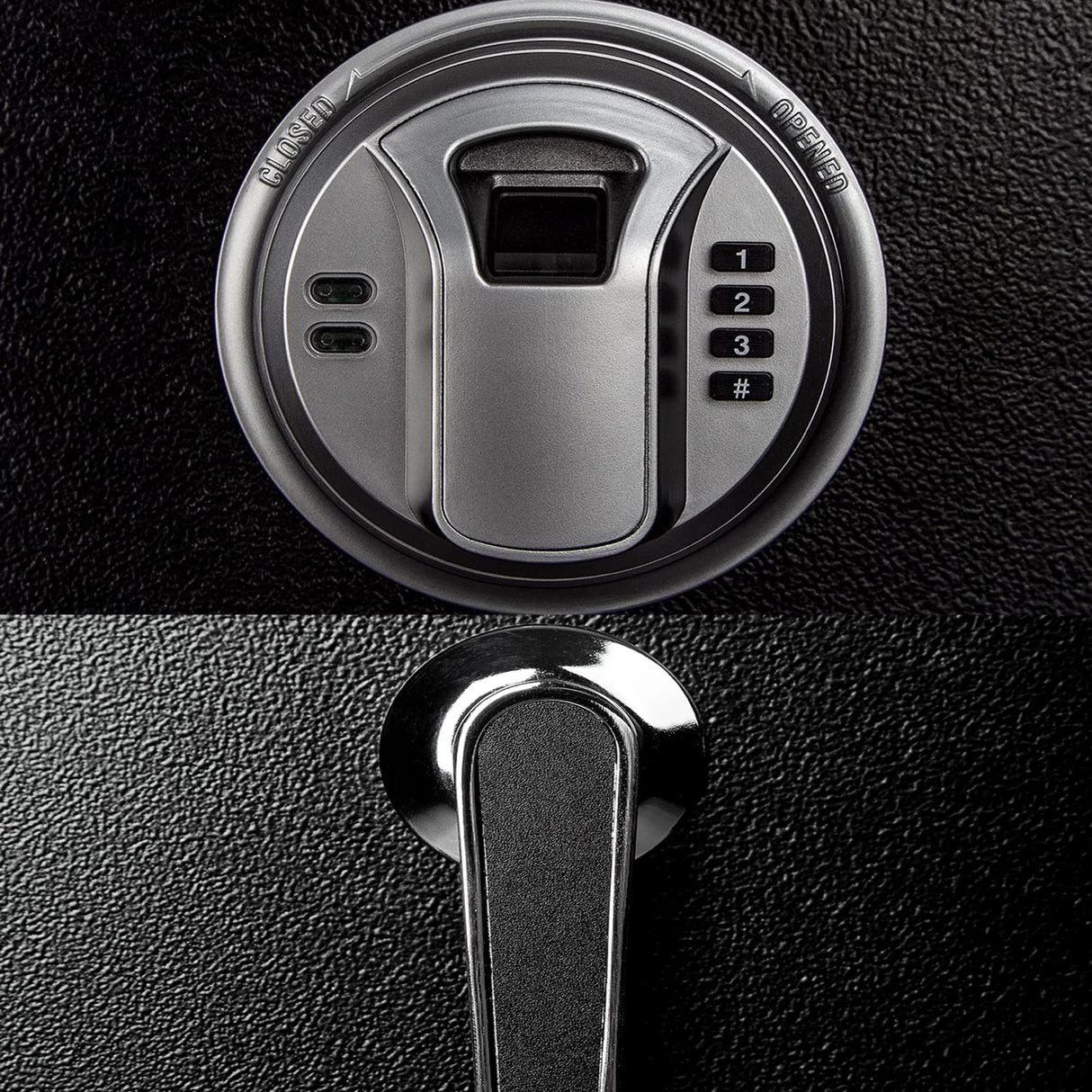 Larger and Deeper Rifle Safe, New and Improved Gun Safe for 5-6 Rifles and Shotguns for Home, Quick Access Gun Cabinet (w or w/o Scope) with Lockbox Silent Mode quicktec