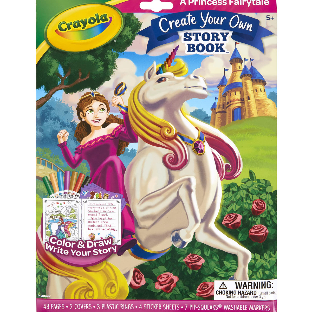 Crayola Book Making Kit for Kids, Create Your Own Fairytale Storybook ...