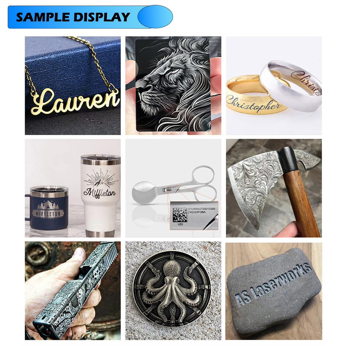 Oabduz US Stock 60W JPT MOPA Fiber Laser Marking Machine Jewelry Engraver 175x175mm with D80 Rotary Axis Oabduz