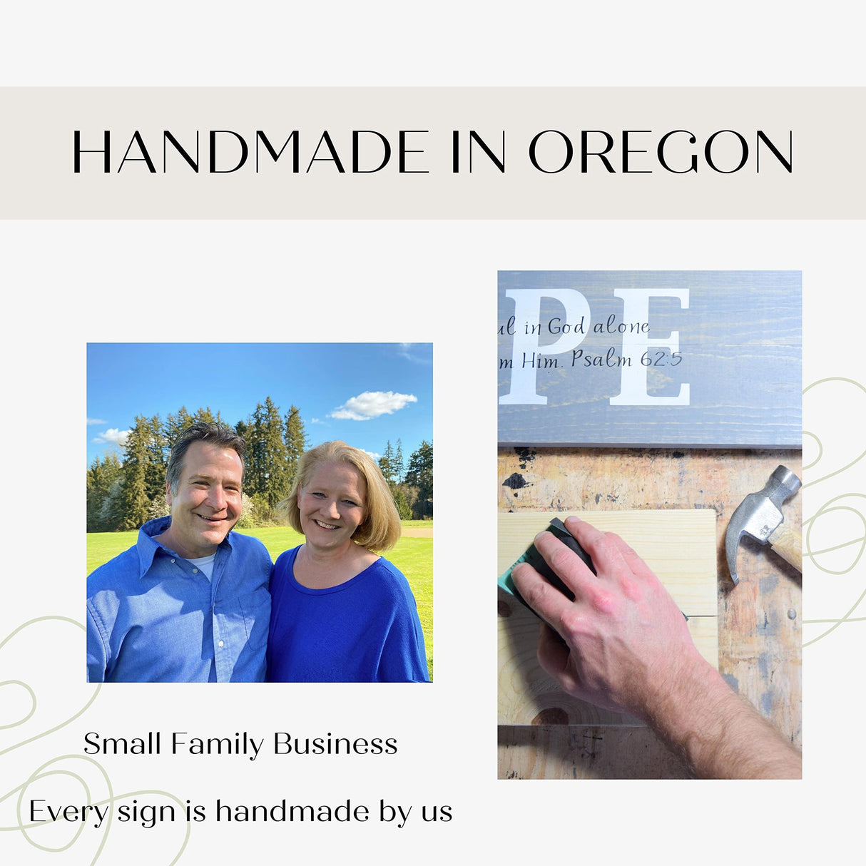 Schafer Art Studio - Framed Custom Wood Sign, Personalized Words or Text Wooden Wall Decor, Rustic Farmhouse Home Decor, Quote Sign Schafer Art Studio