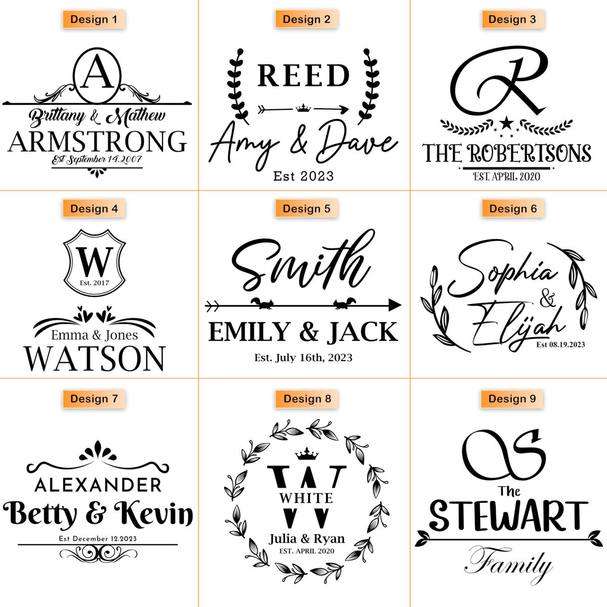 Personalized Cutting Board - Custom Engraved Charcuterie Boards - Gift For Wedding, Bridal Shower, Engagement, Anniversary, Mother's Day, Father's Day - Best Gift Idea For Couples - Hand Made in USA FastNGift