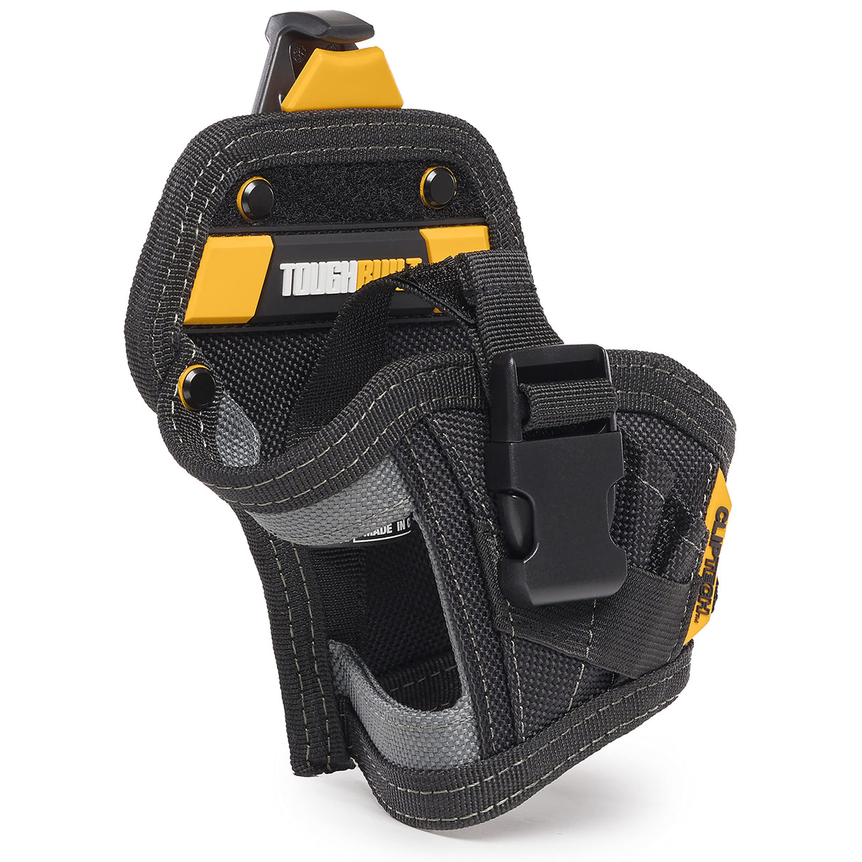 ToughBuilt - ClipTech Drill Holster - Compact Drill Holster with 5 Pockets and Loops, Drill Bit Pocket and Carabiner Loops- (TB-CT-20-S) ToughBuilt