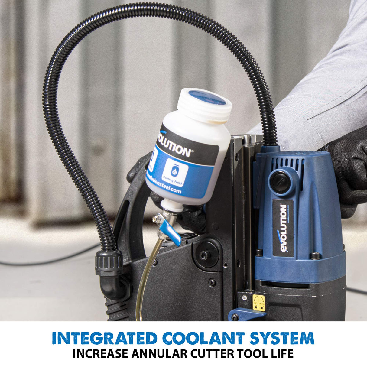 Evolution Heavy Duty 1-1/8 inch Industrial Magnetic Drill with Carry Case - S28MAG Evolution