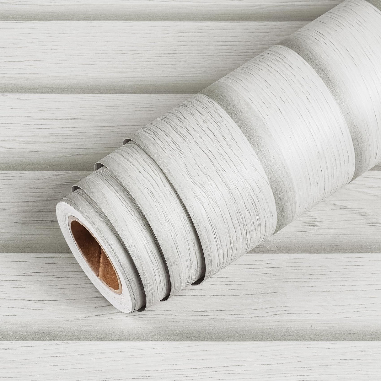 Livelynine Off White Beadboard Wallpaper Peel and Stick Faux Wood Slat Wall Paneling for Accent Wall Farmhouse Bead Boards Vinyl Prepasted Wallpaper Rolls Removable Contact Paper for Walls 15.8x78.8 Livelynine