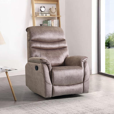 Rocking Swivel Recliner Chair for Power Lift Recliner Chair for Elderly, 360 Degree Swivel, Adjustable Modern Reclining Chairs, Classic and Traditional Recliner Sofa with Lumbar Support (Grey)
