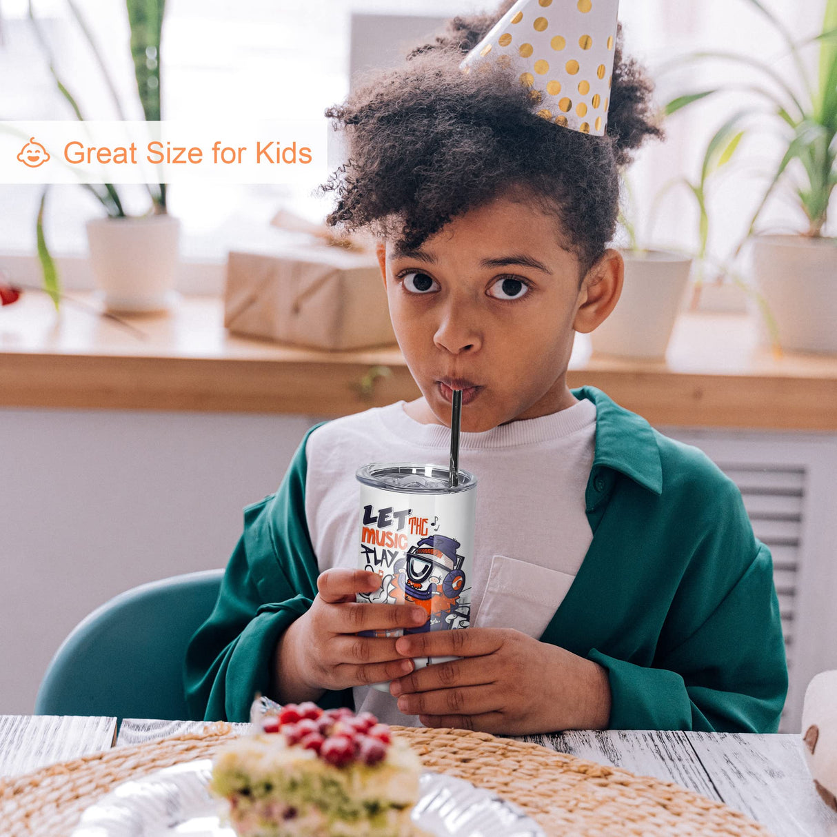 AGH 12 oz Sublimation Tumblers Blanks with Lids and Straws Stainless Steel Straight Skinny Tumblers for Kids Double Wall Vacuum Insulated Tumbler BPA-Free Great DIY Gift for Children 12 Pack AGH