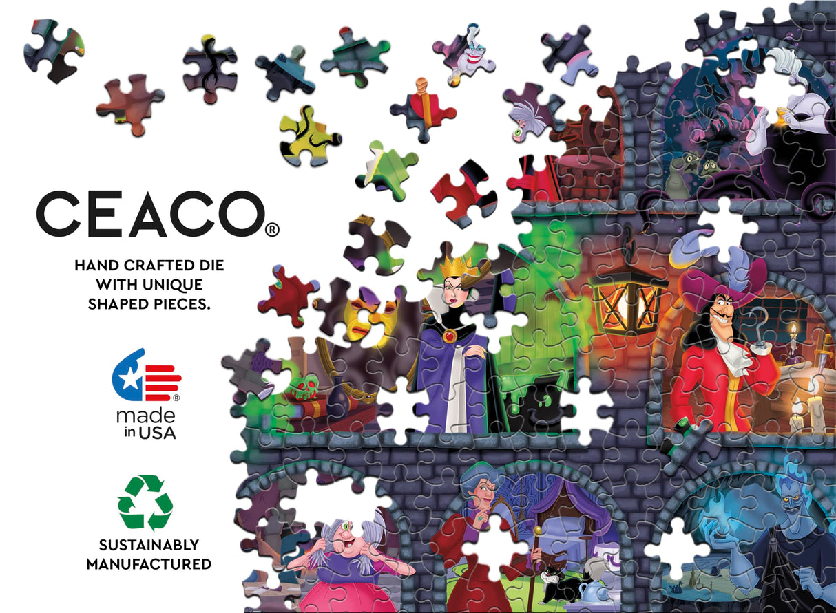 Ceaco - Disney - Villains Underground - 1500 Piece Jigsaw Puzzle Ceaco
