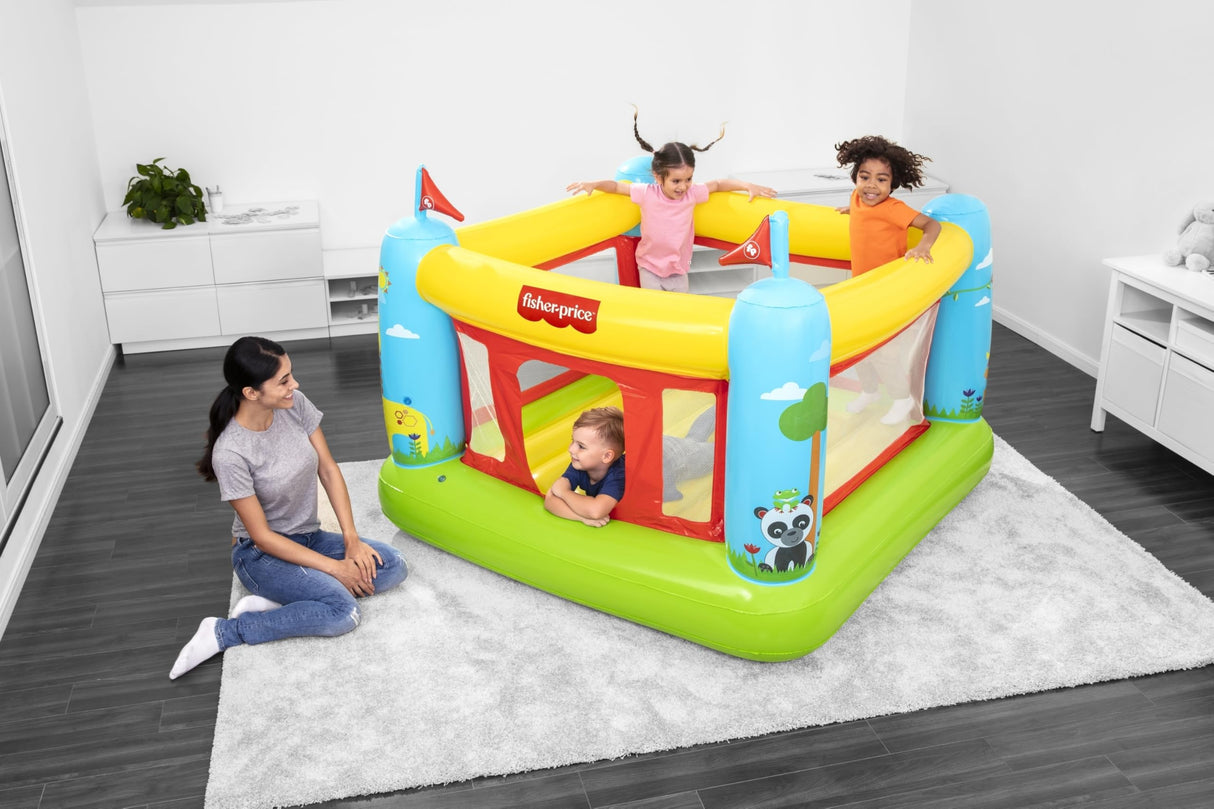 Fisher-Price Bouncetastic Inflatable Bouncer | Indoor and Outdoor Bounce House for Kids | Great for Ages 3+ Fisher-Price
