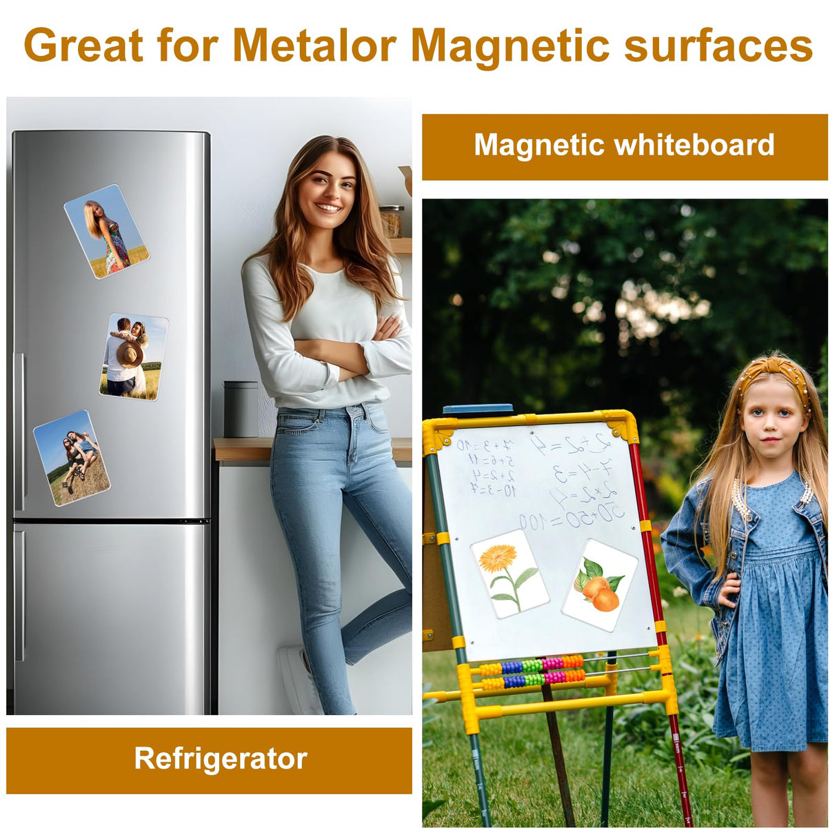 40 Pcs Sublimation Blank Magnets, 3.5 x 2.5 in Personalized Fridge Magnetic Sublimation Magnets Sublimation Blanks Product Items for DIY Kitchen Microwave Office Wall Door Christmas Holiday Decorative MAQUITA